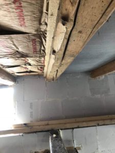 Restauration des poutres apparentes